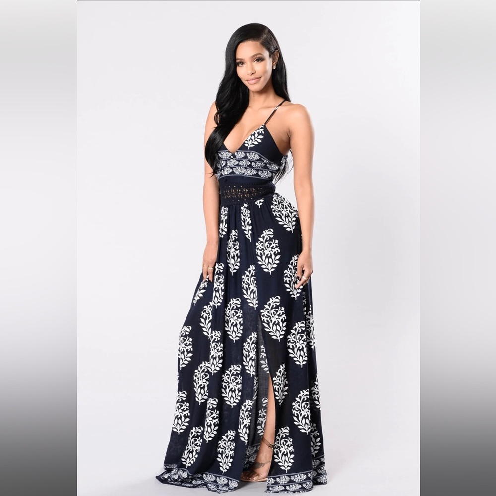Fashion Nova Holy Slit Dress